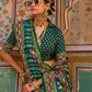 Sea Festive Wear Saree with Patola Print