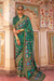 Sea Festive Wear Saree with Patola Print