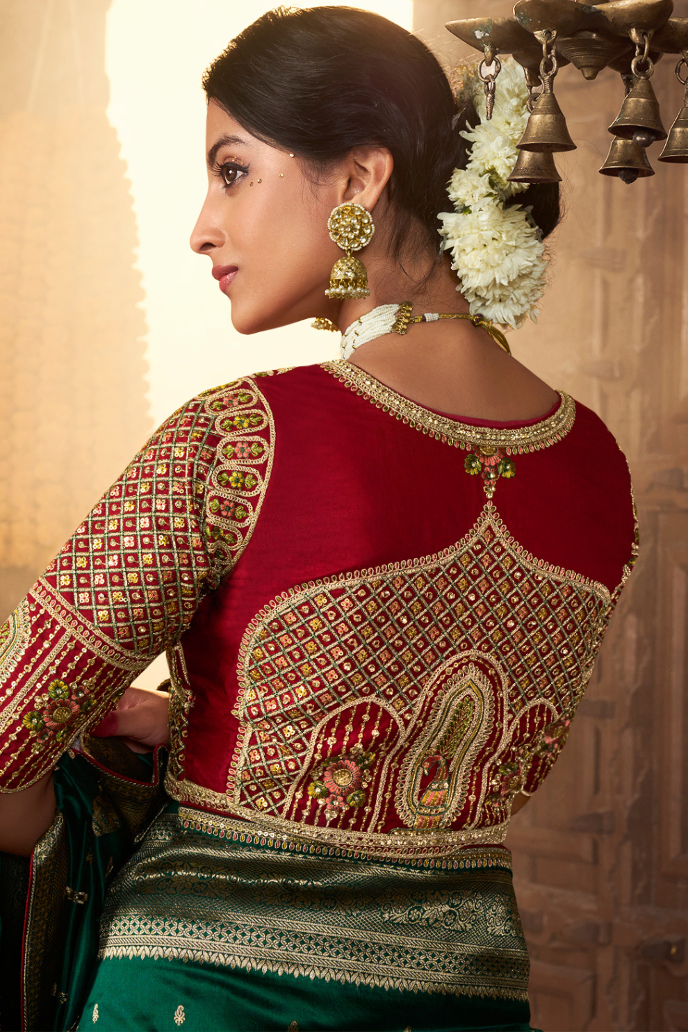 Pure Silk Weaving Saree with Fancy Fabric - LaVante Fashion