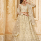 Cream Bridal Lehenga Choli With Intricate Embroidery