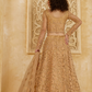 Golden Bridal Lehenga Choli With Rich Stone And Thread Work