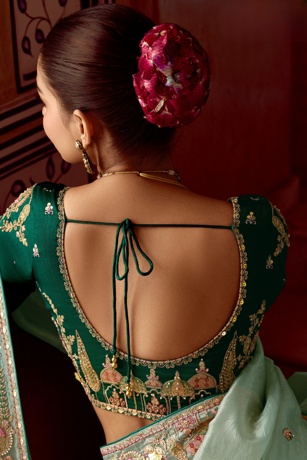 Elegant Lightweight Tissue Silk Saree for Festive and Party Wear