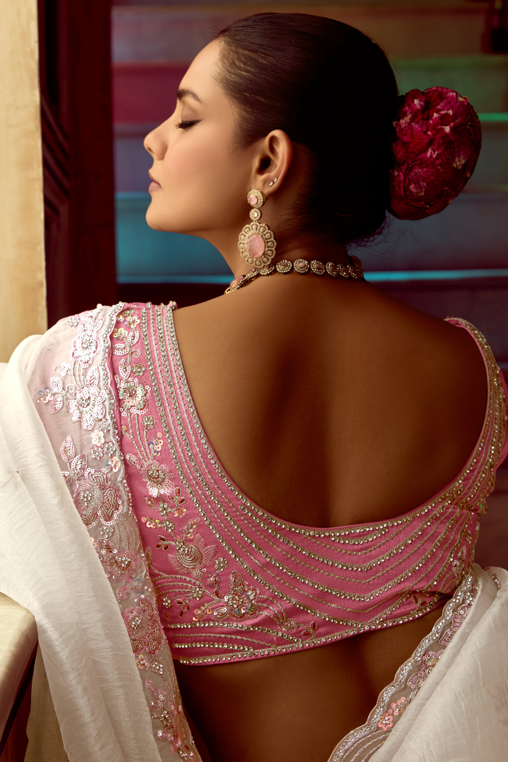 Elegant Lightweight Tissue Silk Saree for Festive and Party Wear