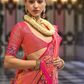 Super Banarasi P.V. Silk Saree with Jacquard Weaving Butti Work - LaVante Fashion