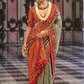 Super Banarasi P.V. Silk Saree with Jacquard Weaving Butti Work - LaVante Fashion