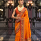 Super Banarasi P.V. Silk Saree with Jacquard Weaving Butti Work - LaVante Fashion