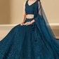Captivating Thread Work Georgette Party Wear Lehenga Choli