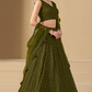 Captivating Thread Work Georgette Party Wear Lehenga Choli