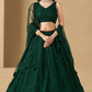 Captivating Thread Work Georgette Party Wear Lehenga Choli