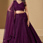 Captivating Thread Work Georgette Party Wear Lehenga Choli