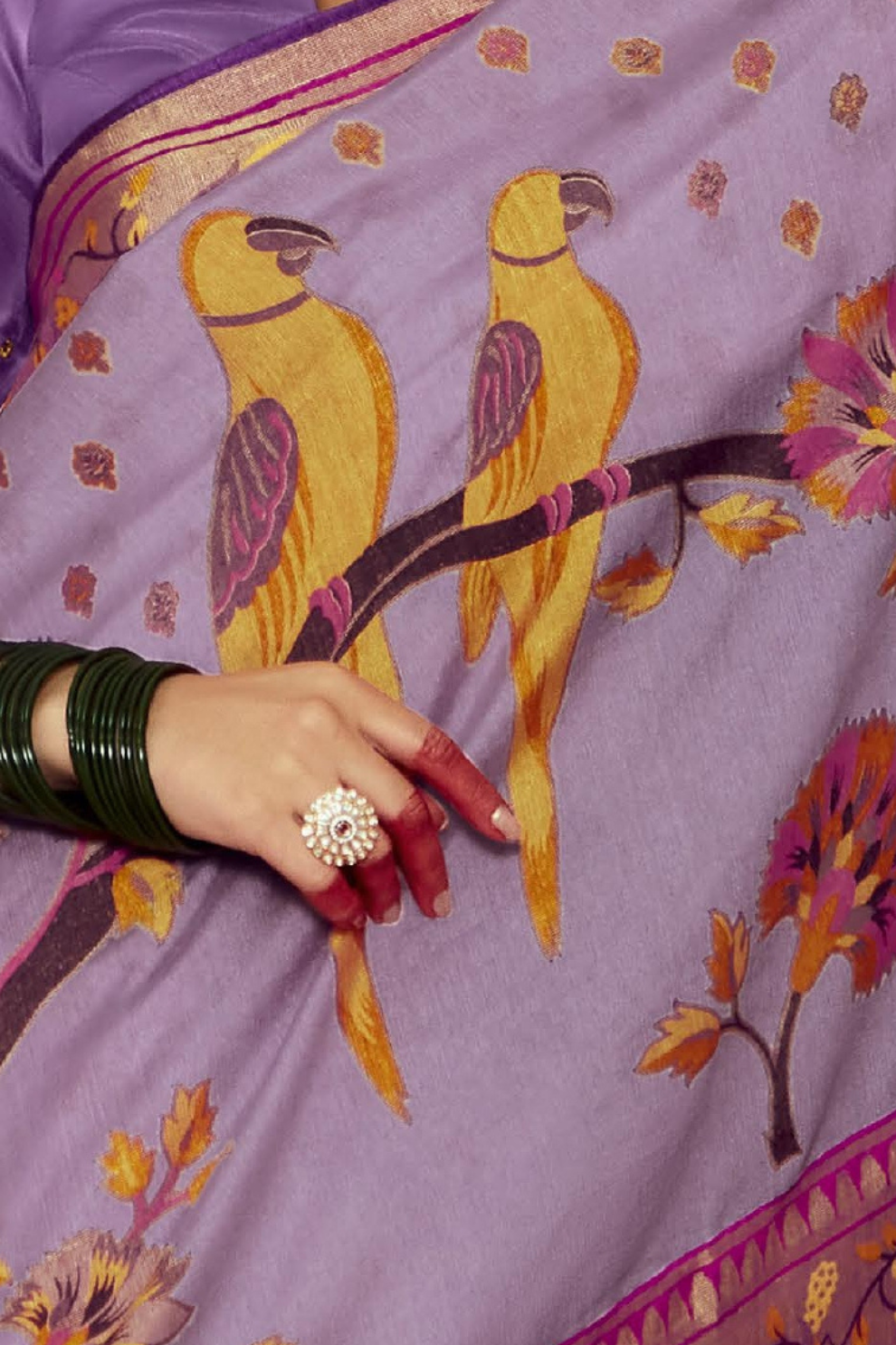 Elegant Soft Brasso Saree with Premium Dhupian Silk Blouse