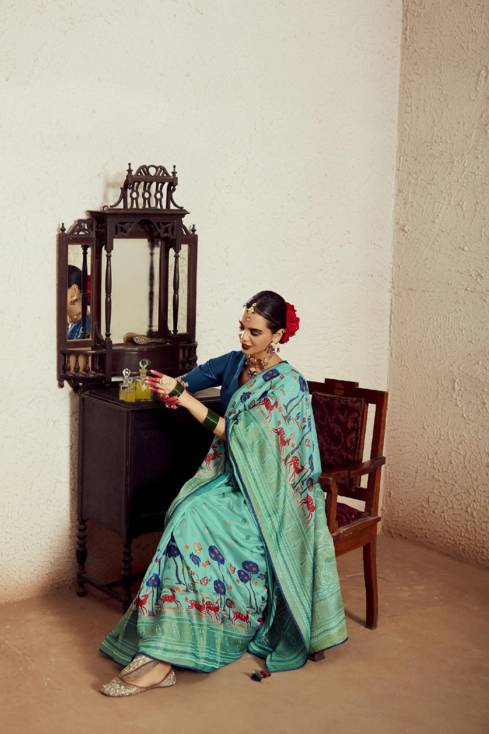 Elegant Soft Brasso Saree with Premium Dhupian Silk Blouse