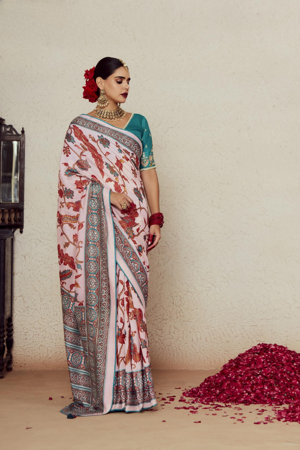 Elegant Soft Brasso Saree with Premium Dhupian Silk Blouse