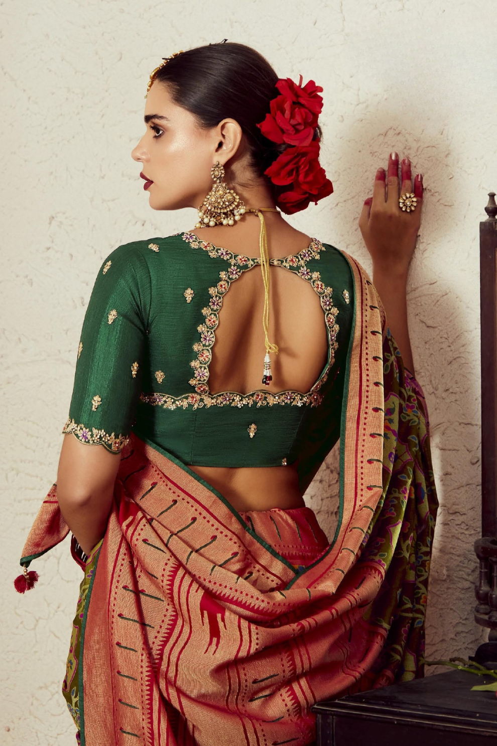 Elegant Soft Brasso Saree with Premium Dhupian Silk Blouse