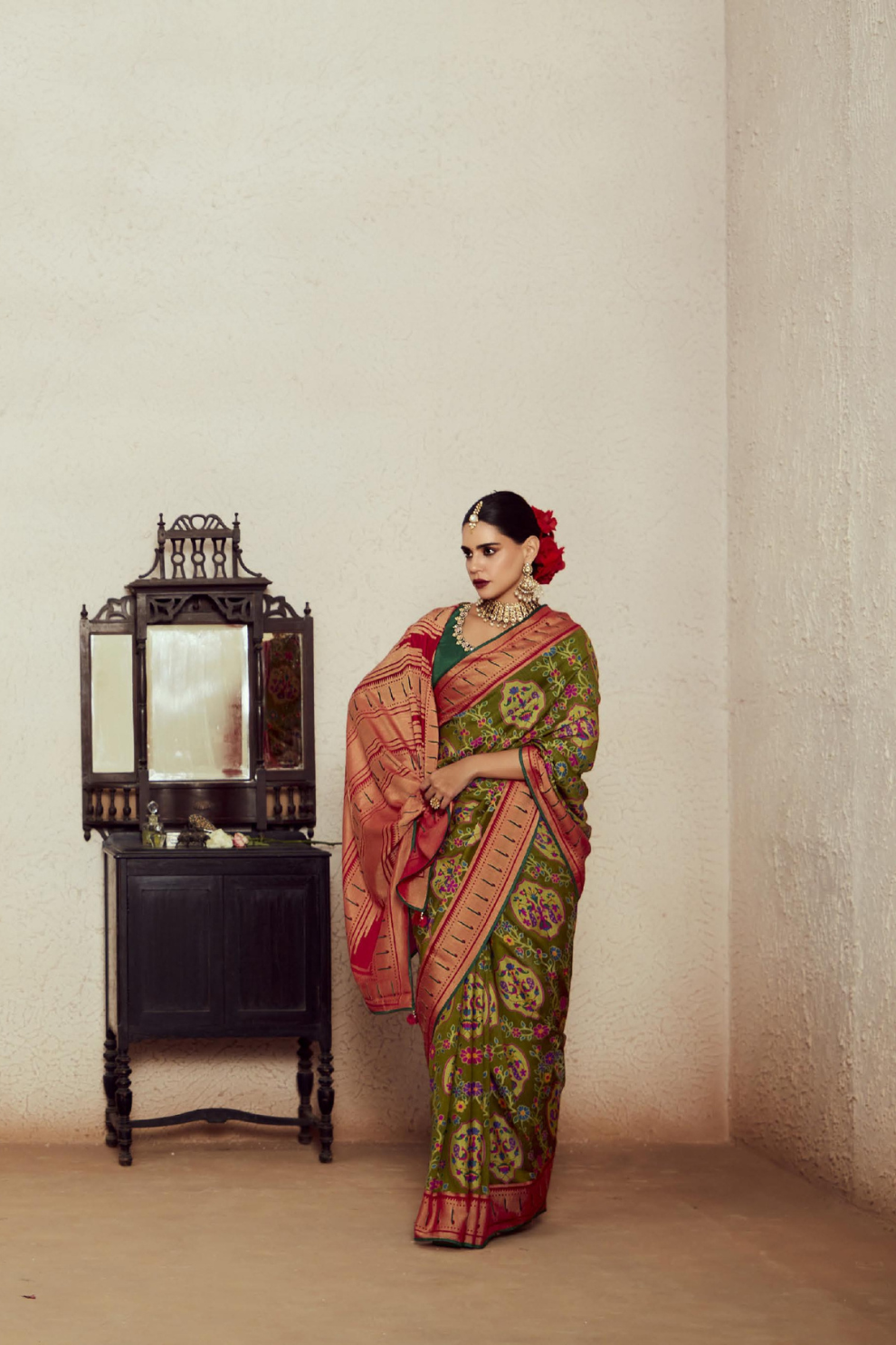 Elegant Soft Brasso Saree with Premium Dhupian Silk Blouse
