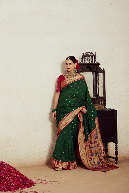 Elegant Soft Brasso Saree with Premium Dhupian Silk Blouse