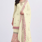 Graceful Khatli Work Sharara Suit in Georgette