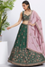 Designer Chiffon Lehenga Choli With Embroidery & Dupatta