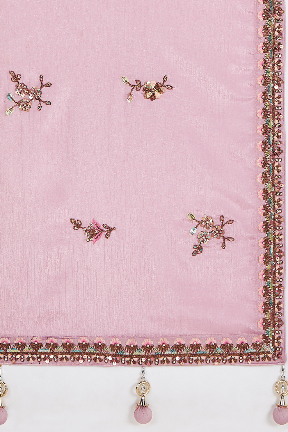 Designer Chiffon Lehenga Choli With Embroidery & Dupatta