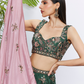 Designer Chiffon Lehenga Choli With Embroidery & Dupatta