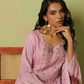 Designer Pink Straight Salwar Kameez with Intricate Embroidery