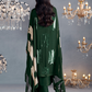 Green Russian Silk Designer Salwar Suit with Tonal Embroidery Elegance